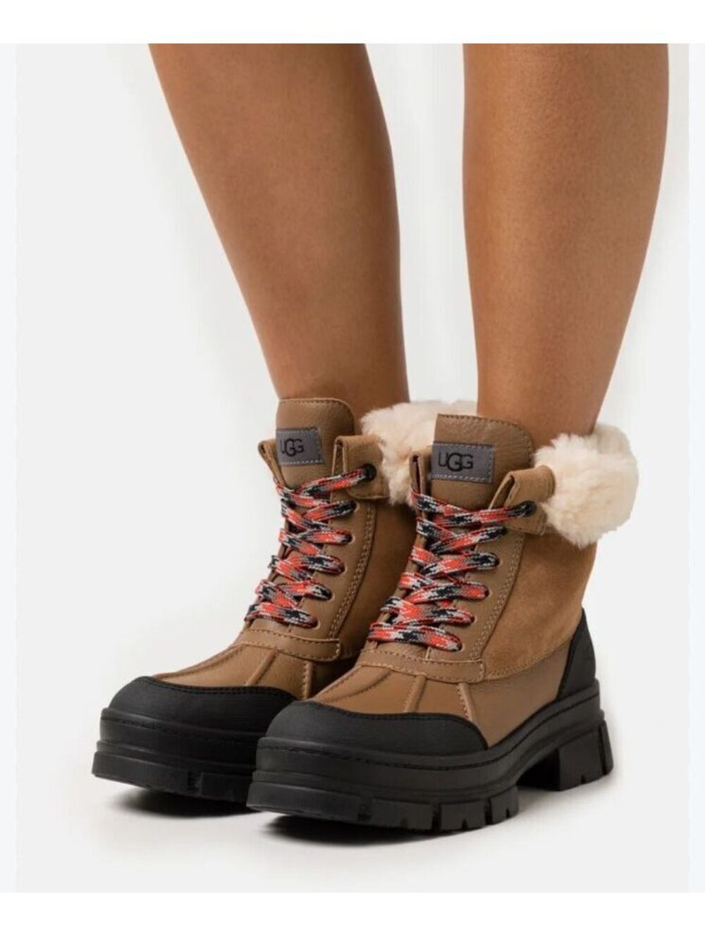 Size 6 - UGG Ashton Addie Lace-Up Ankle Boot